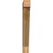 Ekena Millwork Traditional Block Rough Sawn Bracket, Western Red Cedar, 6"W x 36"D x 48"H BKT06X36X48TRA05RWR - alternate 2